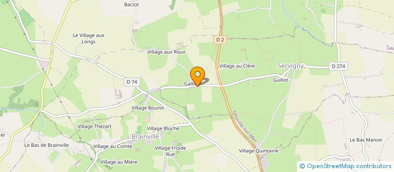 localisation de l'entreprise MONSIEUR LUDOVIC QUESNOT  GOUVILLE-SUR-MER