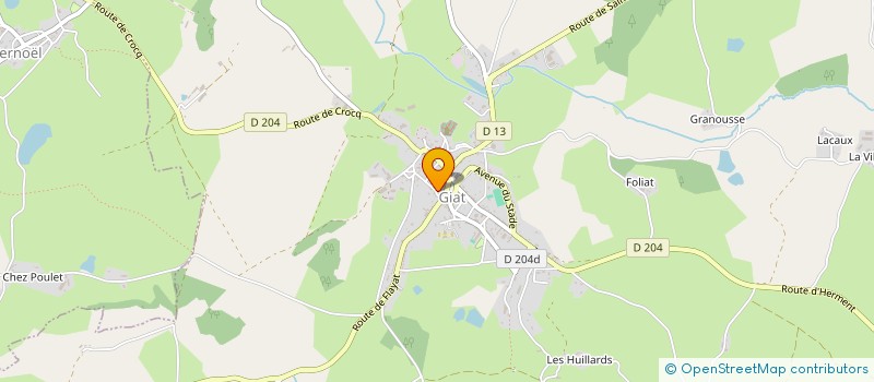 localisation de l'entreprise MONSIEUR LUDOVIC QUEYRUT  GIAT