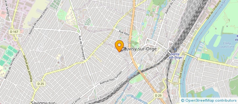 localisation de l'entreprise MONSIEUR LUDOVIC QUINOU à SAVIGNY-SUR-ORGE