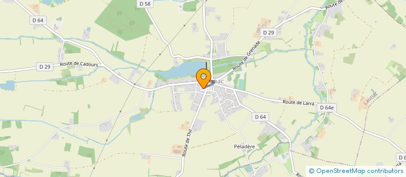 localisation de l'entreprise MONSIEUR LUDOVIC QUINTANA  LAUNAC