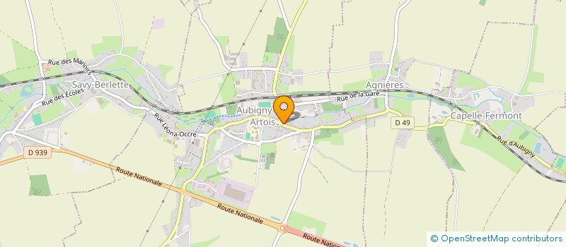 localisation de l'entreprise MONSIEUR LUDOVIC RAGUIDEAU  AUBIGNY-EN-ARTOIS