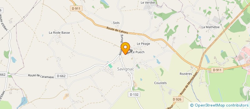 localisation de l'entreprise MONSIEUR LUDOVIC RAILHET  SAVIGNAC