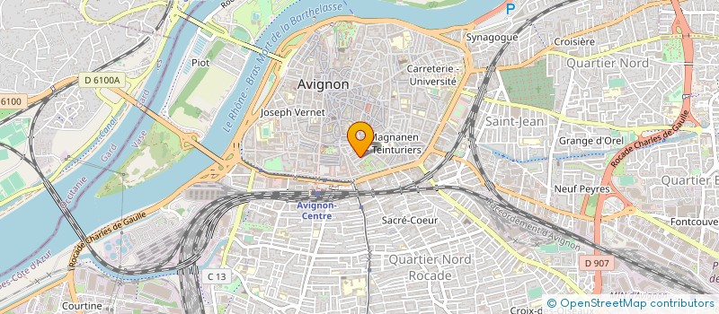 localisation de l'entreprise MONSIEUR LUDOVIC RAMADIER  AVIGNON