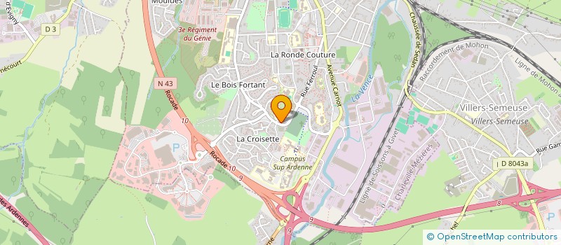 localisation de l'entreprise MONSIEUR LUDOVIC RAMBEAUX  CHARLEVILLE-MEZIERES