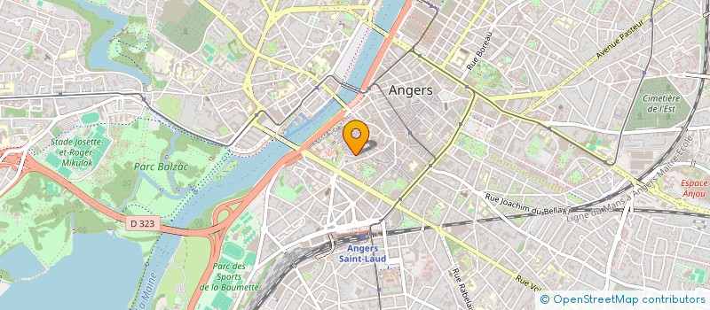 localisation de l'entreprise MONSIEUR LUDOVIC RANGHEARD à ANGERS