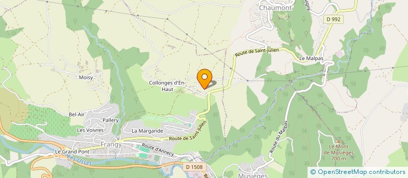 localisation de l'entreprise MONSIEUR LUDOVIC RANGON  FRANGY