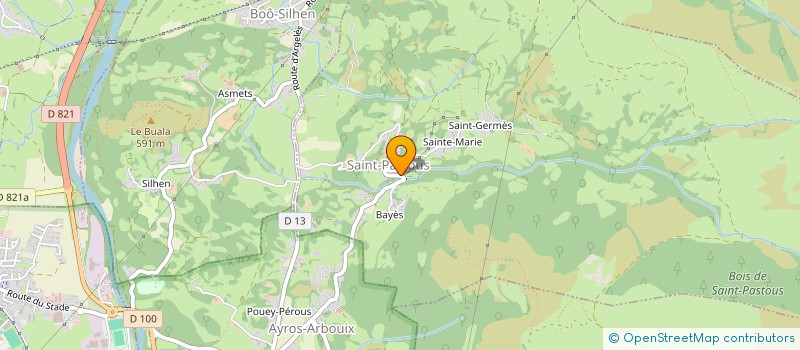 localisation de l'entreprise MONSIEUR LUDOVIC RAYNAUD  SAINT-PASTOUS