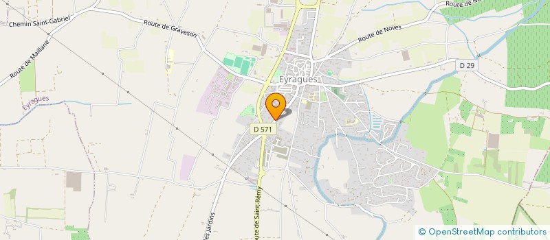 localisation de l'entreprise MONSIEUR LUDOVIC RECHA  EYRAGUES