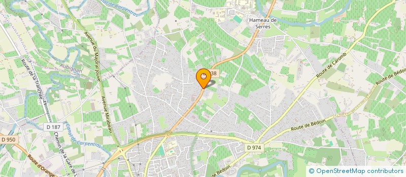 localisation de l'entreprise MONSIEUR LUDOVIC REMUZAT  CARPENTRAS