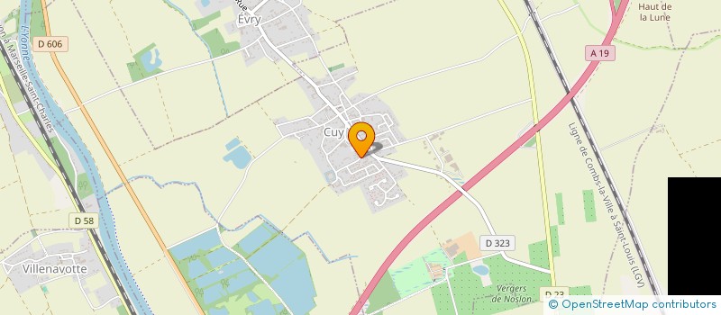 localisation de l'entreprise MONSIEUR LUDOVIC REMY  CUY