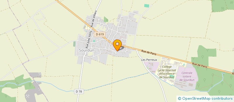 localisation de l'entreprise MONSIEUR LUDOVIC RENARD  SOURDUN