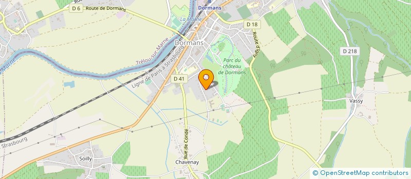 localisation de l'entreprise MONSIEUR LUDOVIC RENAUD  DORMANS