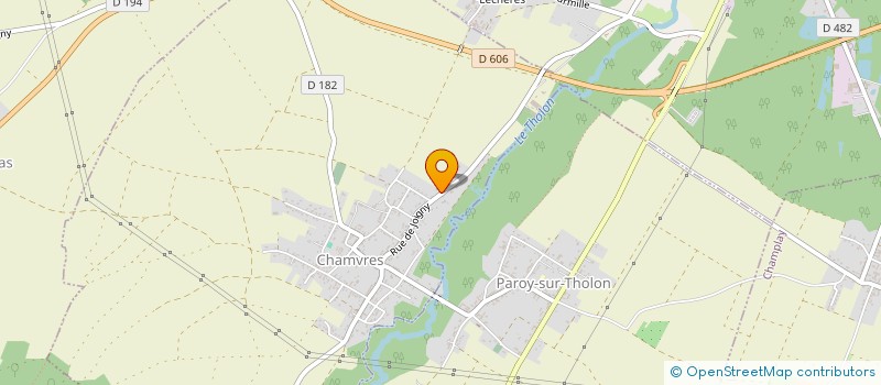 localisation de l'entreprise MONSIEUR LUDOVIC RENAULT  CHAMVRES