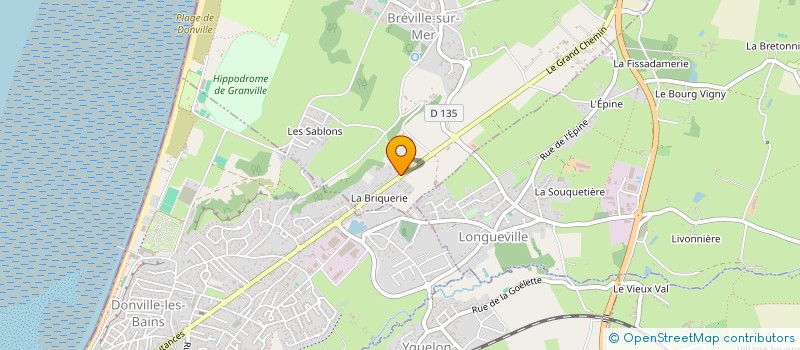 localisation de l'entreprise MONSIEUR LUDOVIC RESBEUT à BREVILLE-SUR-MER