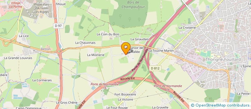 localisation de l'entreprise MONSIEUR LUDOVIC RIAS à LA CHAPELLE-DES-FOUGERETZ