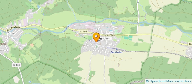 localisation de l'entreprise MONSIEUR LUDOVIC RIBOULEAU  SENTHEIM