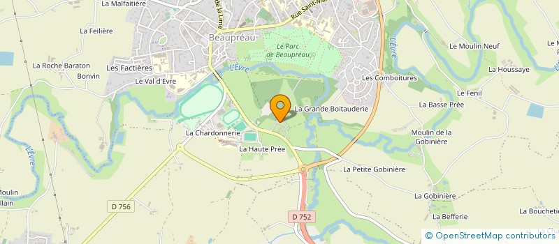 localisation de l'entreprise MONSIEUR LUDOVIC RICHARD à BEAUPREAU-EN-MAUGES