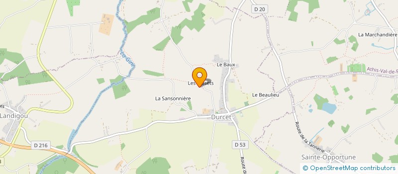localisation de l'entreprise MONSIEUR LUDOVIC RICHARD à FLERS