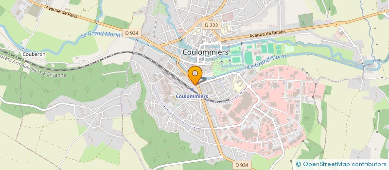 localisation de l'entreprise MONSIEUR LUDOVIC RICHARD à COULOMMIERS