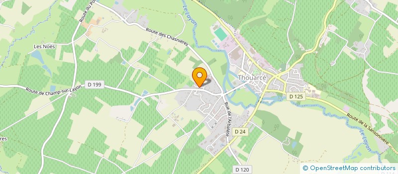 localisation de l'entreprise MONSIEUR LUDOVIC RICHARD à BELLEVIGNE-EN-LAYON