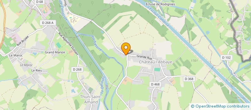 localisation de l'entreprise MONSIEUR LUDOVIC RICHEZ  CHATEAU-L'ABBAYE