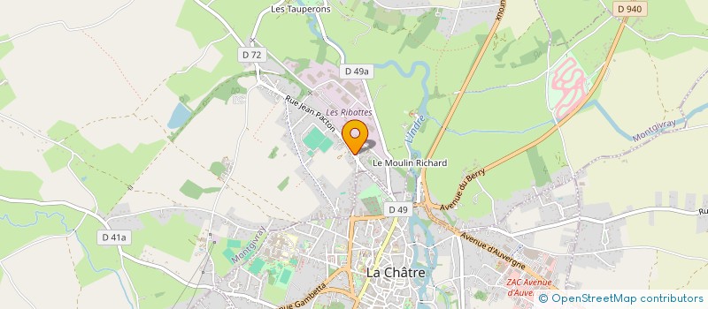 localisation de l'entreprise MONSIEUR LUDOVIC RICOEUR à MONTGIVRAY