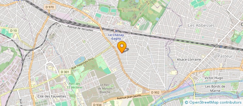 localisation de l'entreprise MONSIEUR LUDOVIC RIERA  GAGNY