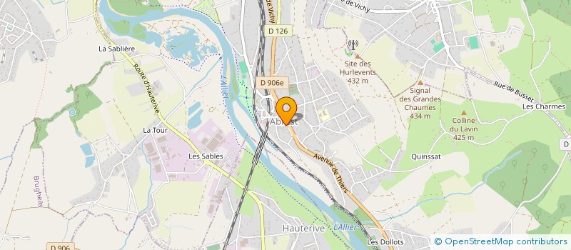 localisation de l'entreprise MONSIEUR LUDOVIC RIGAL  ABREST