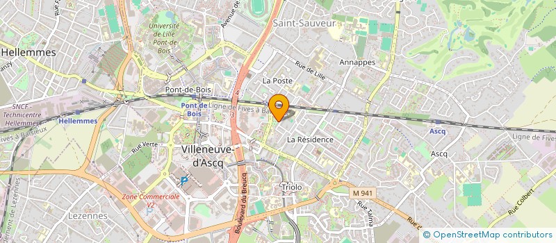 localisation de l'entreprise MONSIEUR LUDOVIC RIGAULT  VILLENEUVE-D'ASCQ