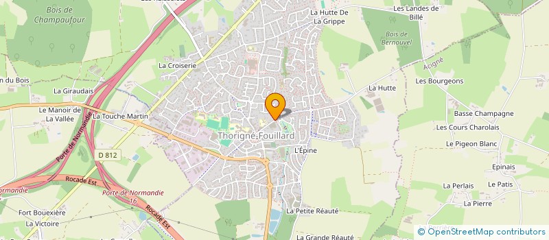 localisation de l'entreprise MONSIEUR LUDOVIC RINAUDO à THORIGNE-FOUILLARD
