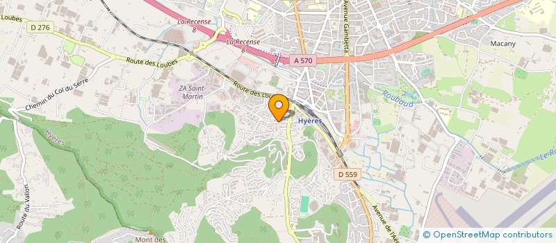 localisation de l'entreprise MONSIEUR LUDOVIC RITTIMANN  HYERES