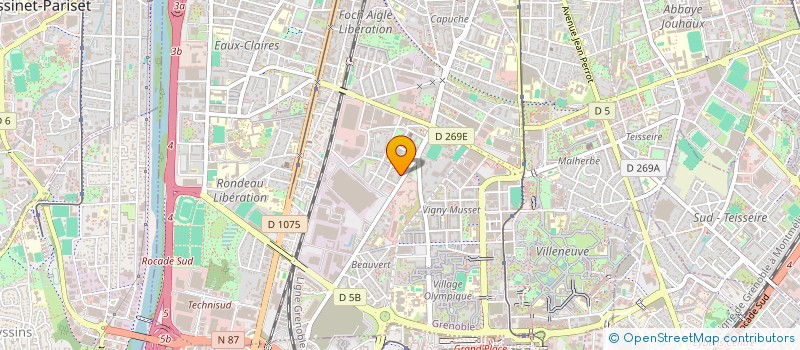 localisation de l'entreprise MONSIEUR LUDOVIC RIVOIRE  GRENOBLE