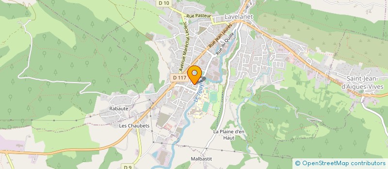 localisation de l'entreprise MONSIEUR LUDOVIC ROBIN à LAVELANET