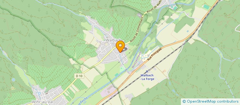 localisation de l'entreprise MONSIEUR LUDOVIC ROCH  WALBACH