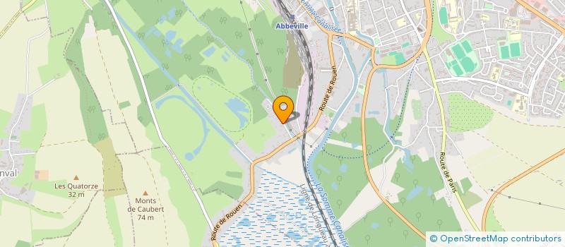 localisation de l'entreprise MONSIEUR LUDOVIC ROCHENARD  ABBEVILLE