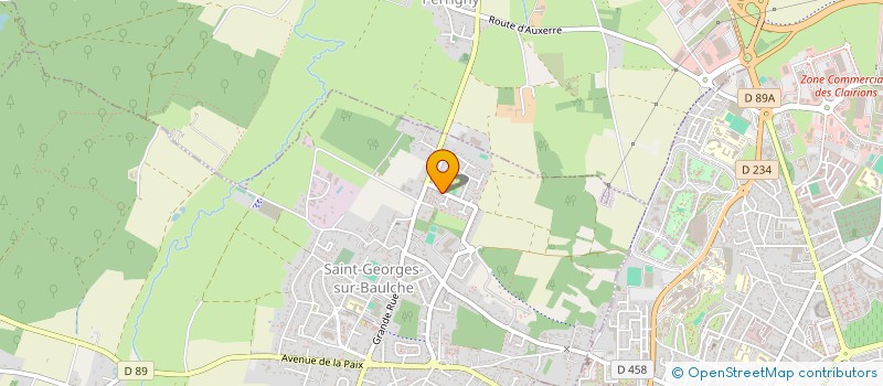 localisation de l'entreprise MONSIEUR LUDOVIC ROCHER à SAINT-GEORGES-SUR-BAULCHE