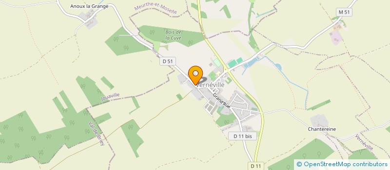 localisation de l'entreprise MONSIEUR LUDOVIC ROCK  VERNEVILLE