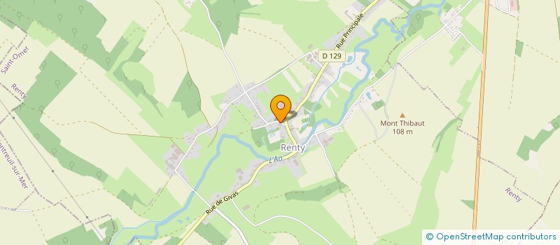 localisation de l'entreprise MONSIEUR LUDOVIC ROCK  RENTY