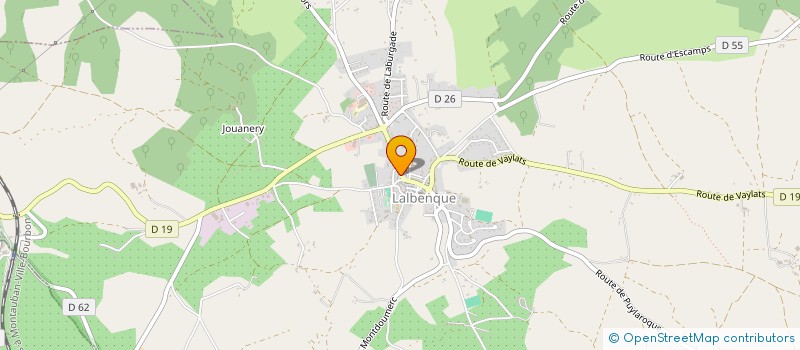 localisation de l'entreprise MONSIEUR LUDOVIC RODRIGUES DOS SANTOS  LALBENQUE