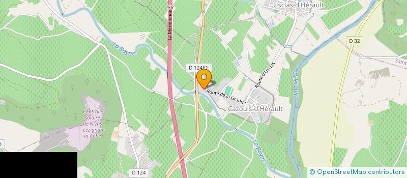 localisation de l'entreprise MONSIEUR LUDOVIC RODRIGUEZ  CAZOULS-D'HERAULT