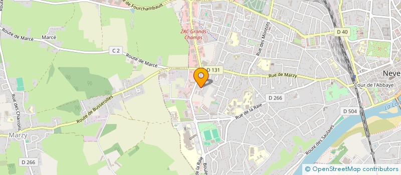localisation de l'entreprise MONSIEUR LUDOVIC RODRIGUEZ à NEVERS