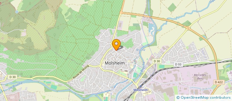localisation de l'entreprise MONSIEUR LUDOVIC ROLAND à MOLSHEIM