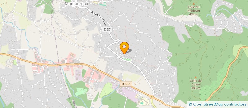 localisation de l'entreprise MONSIEUR LUDOVIC ROMANO  MONTAUROUX