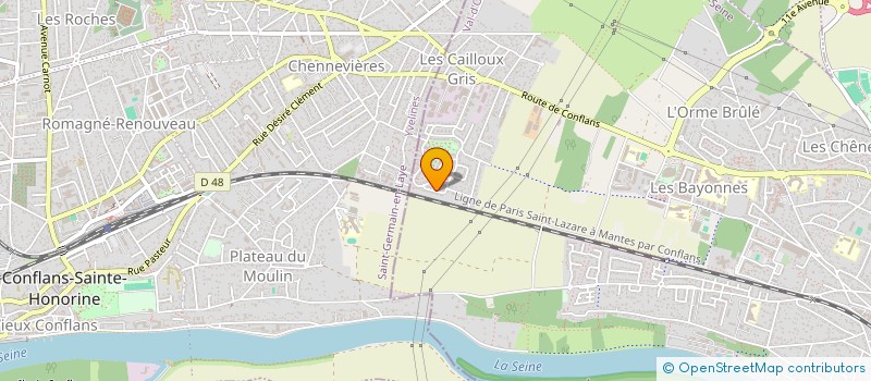 localisation de l'entreprise MONSIEUR LUDOVIC RONNEL  HERBLAY-SUR-SEINE