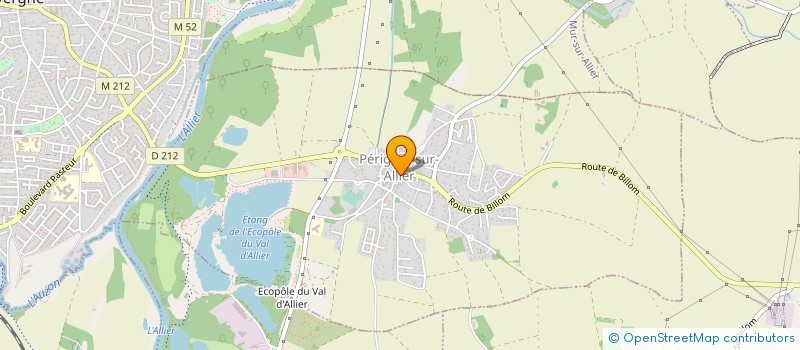 localisation de l'entreprise MONSIEUR LUDOVIC ROSE  PERIGNAT-SUR-ALLIER