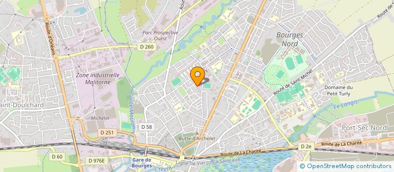 localisation de l'entreprise MONSIEUR LUDOVIC ROSE-ANTOINETTE  BOURGES