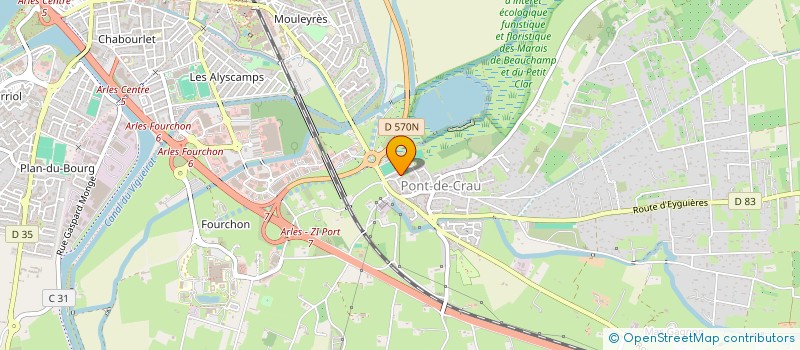 localisation de l'entreprise MONSIEUR LUDOVIC ROSSI  ARLES