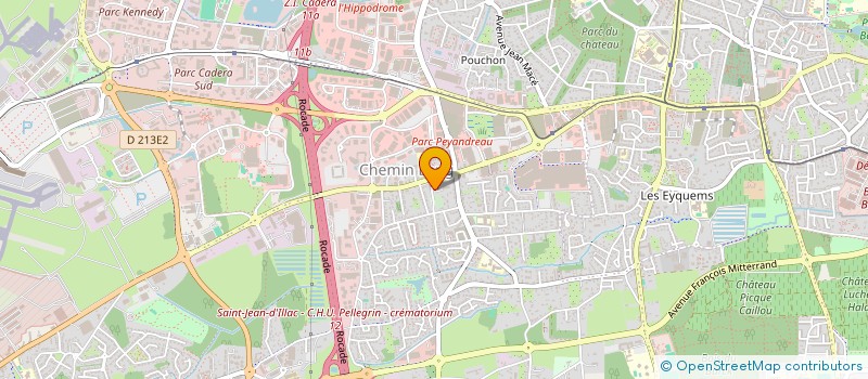 localisation de l'entreprise MONSIEUR LUDOVIC ROUANET  MERIGNAC