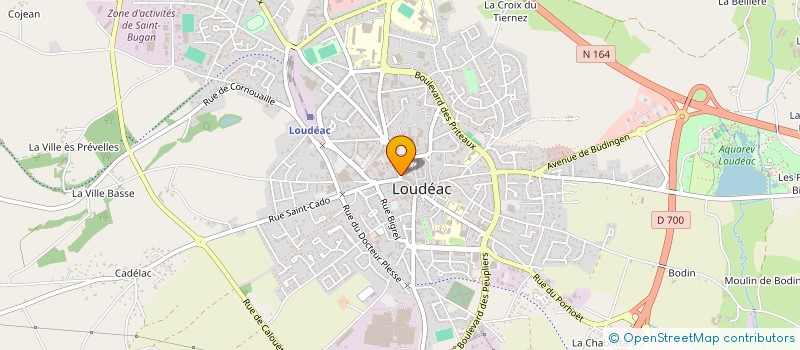 localisation de l'entreprise MONSIEUR LUDOVIC ROUILLE à LOUDEAC
