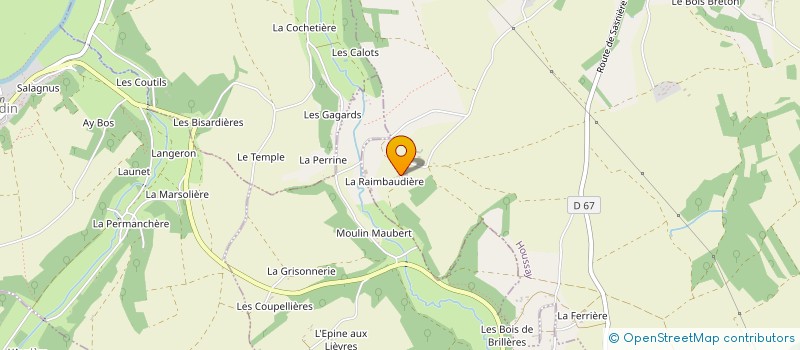 localisation de l'entreprise MONSIEUR LUDOVIC ROUILLON à HOUSSAY